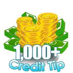 1,000 - 4,999 Credit Tip