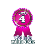 Multi-User 130cpm - Level 4