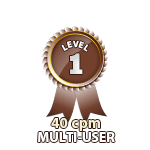 Multi-User 40cpm - Level 1