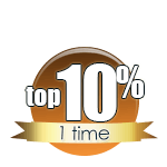 Top 10%, 1 Time