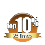 Top 10%, 25 Times