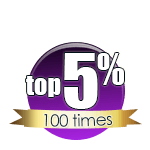 Top 5%, 100 Times
