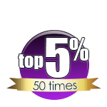 Top 5%, 50 Times