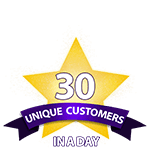 30 Unique Customers in a Day