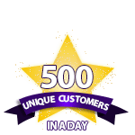 500 Unique Customers in a Day