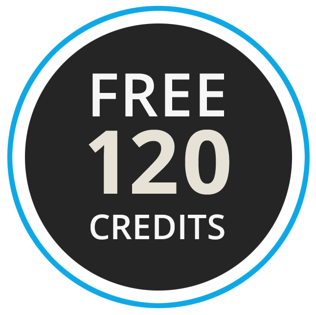 free 120 credits