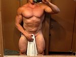 Big HankReady for shower