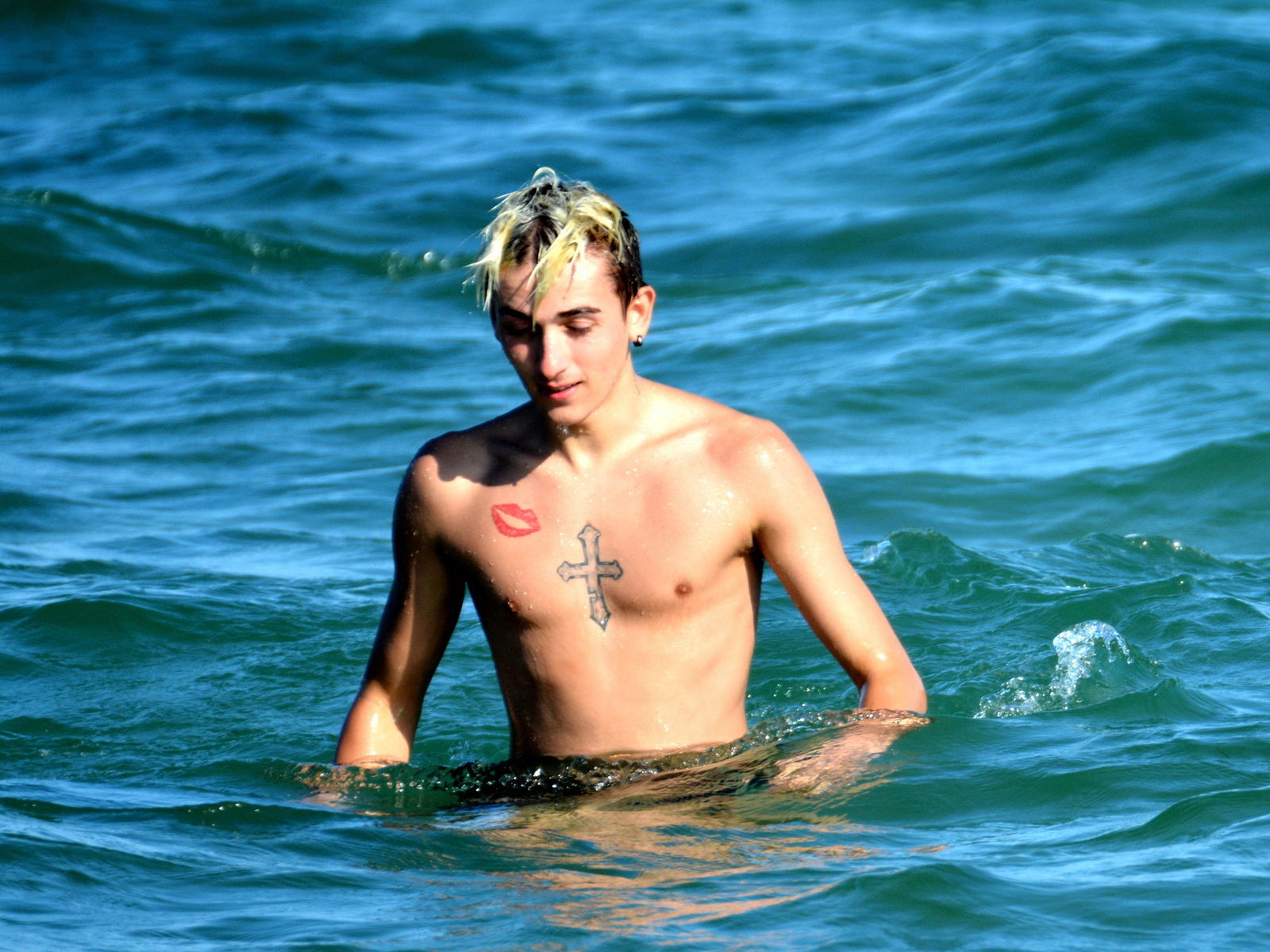 Nico Stallone blonde