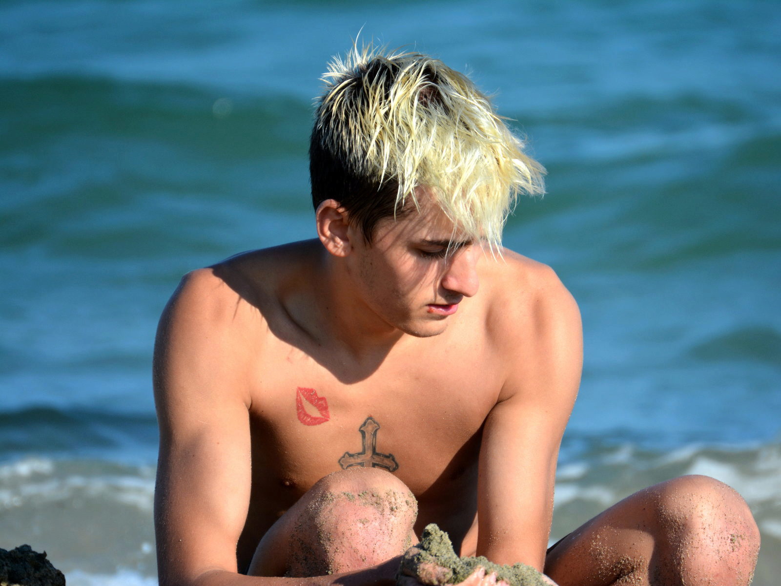 Nico Stallone blonde