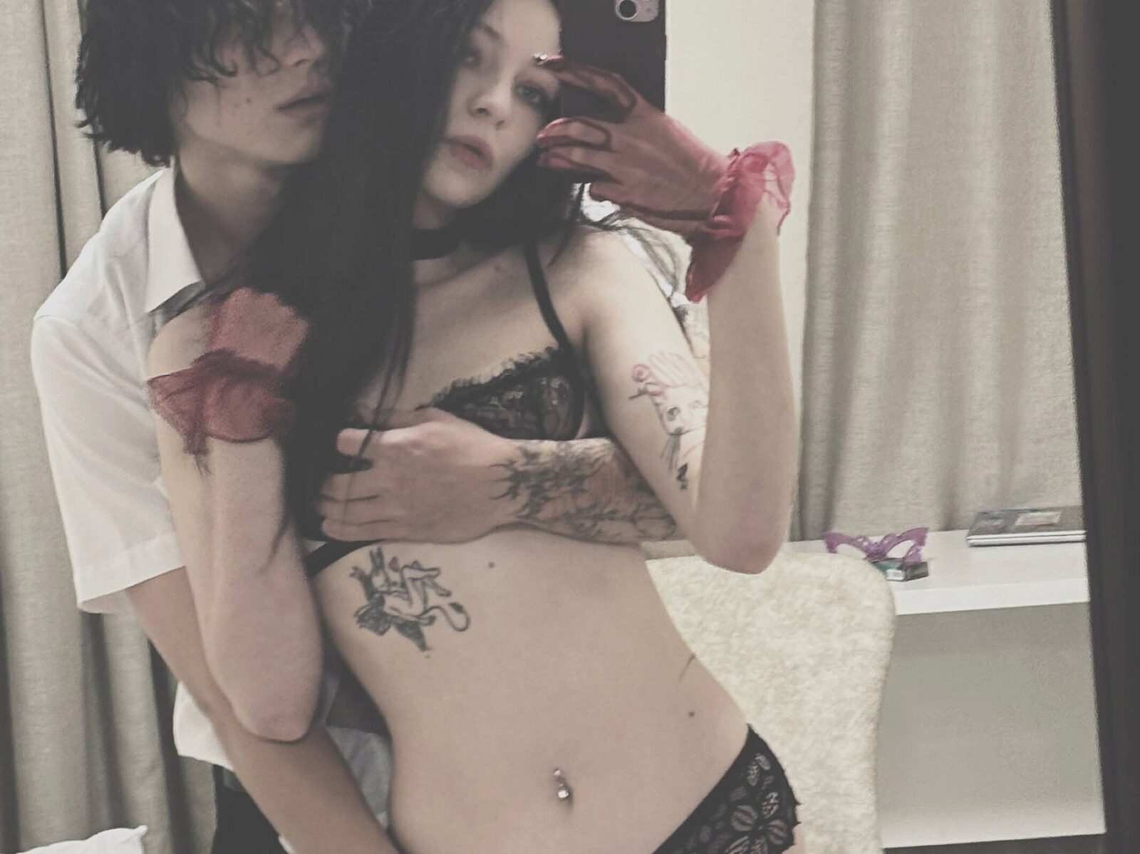 Luz Valliere & Eladia Emmette low quality