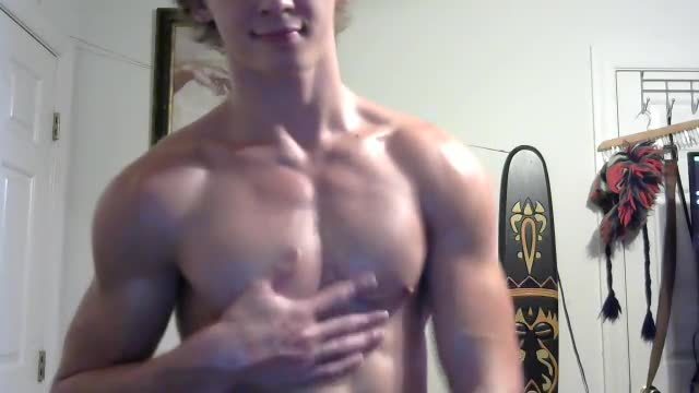 Group Chat: Chris Fosgate Oils His Well-toned Body