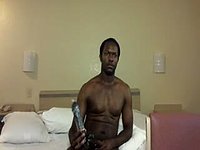 Black Tai Webcam Shows His Dick and Uses a Dildo