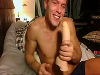 American Pornstar Jack Plays with Dick and Dildo