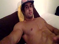 Diego Shoots a Load on His Chest