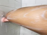 A Soapy Webcam Shower and Dildo Fuck