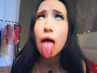 My Ahegao Face and Long Tongue