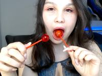 Sucking Two Lollipops